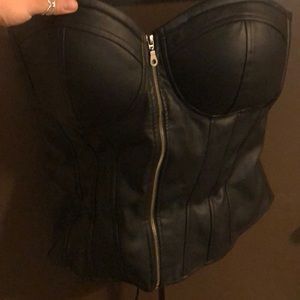 Torrid size 2 black polyester corset